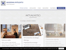 Tablet Screenshot of akademiaintelektu.org